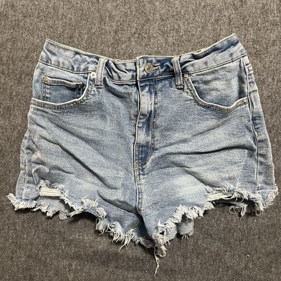 Love Tree Denim Jean Shorts, Size Medium, Distressed - Picture 1 of 4